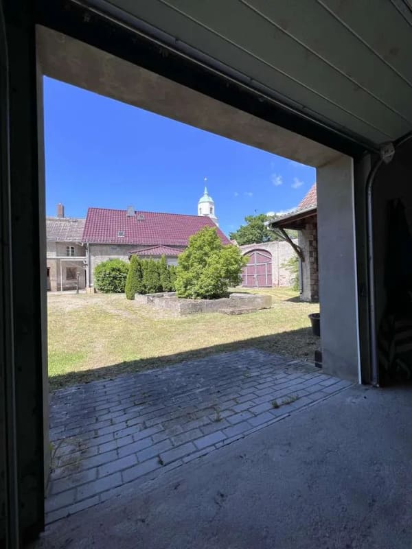 Immobilie in Fichtwald - großer Vierseitenhof 04936 Stechau Wohnhaus Nebengelass Ackerland - Bild 2