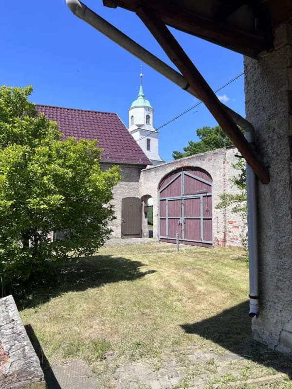 Immobilie in Fichtwald - großer Vierseitenhof 04936 Stechau Wohnhaus Nebengelass Ackerland - Bild 4