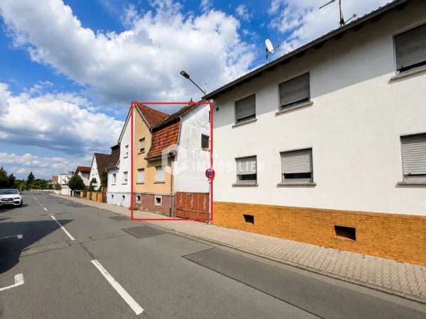 Immobilie in Rödermark - Leerstehende Doppelhaushälfte mit großem Grundstück, Anbau & Garage in Rödermark - Bild 2