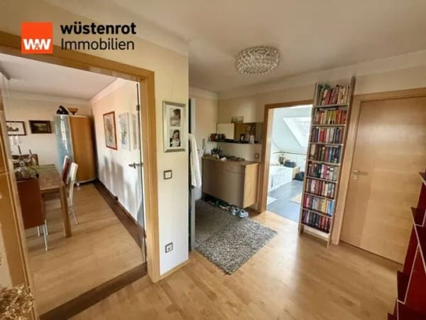 Immobilie in Waging am See - Sonnige Dachgeschosswohnung mit 2 Balkonen und Weitblick in ruhiger Lage von Waging am See! - Bild 3