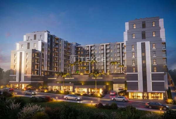 Immobilie in Butzbach - Stadtblick Wohnungen in einer neuen Anlage mit Pool in Bayrakli Izmir - Bild 2