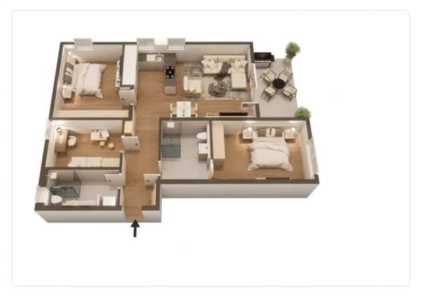 Immobilie in Widdern - Wohnung in Widdern - Bild 1