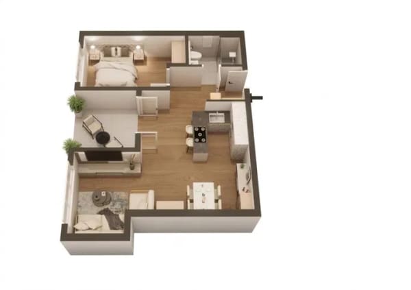 Immobilie in Widdern - Wohnung in Widdern - Bild 1