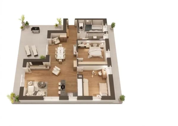 Immobilie in Widdern - Wohnung in Widdern - Bild 1