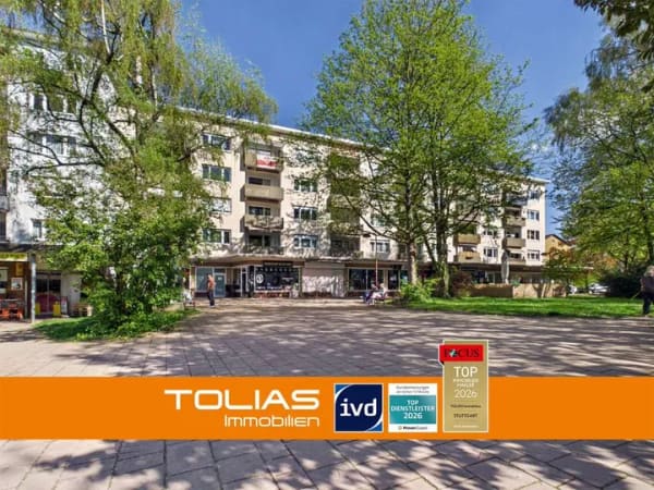Immobilie in Ostfildern - Sonnige Aussichten: 3-Zimmer-Wohnung mit Westbalkon in zentraler Lage von Ostfildern - Bild 0