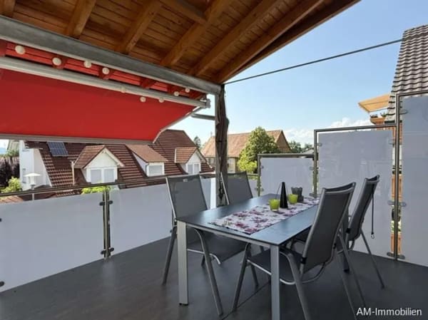 Immobilie in Salem - Wohnen wie im Doppelhaus! Sehr großzügiges 5-Zimmer-Haus/Wohnung mit sehr großem Balkon! - Bild 1