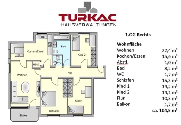 Immobilie in Dautphetal - Hell, geräumig & top geschnitten: 4-ZKB-Etagenwohnung mit Balkon in Dautphetal-Mornshausen - Bild 0