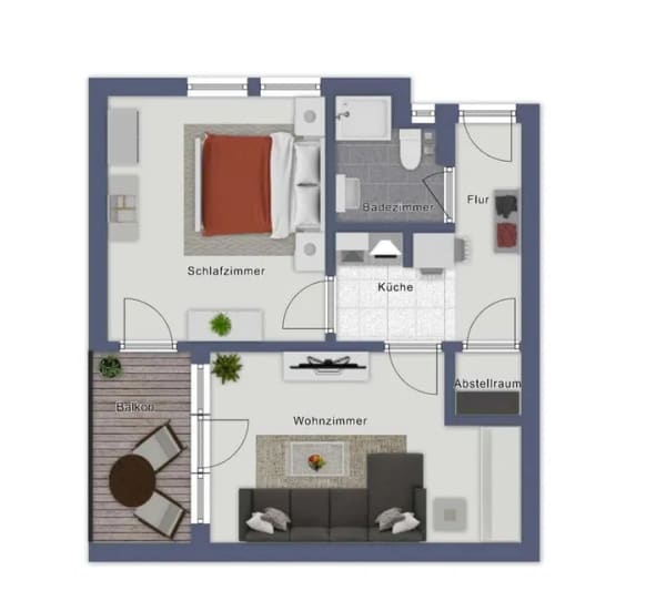 Immobilie in Oldenburg - Gut Vermietete 2-Zimmer-Wohnung im beliebten Eversten zu
Verkaufen! - Bild 1