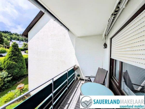Immobilie in Willingen (Upland) - Gemütliche 28-m²-Wohnung mit großzügigem Südbalkon und herrlichem Blick ins Grüne - im Stryck bei Willingen - Bild 3