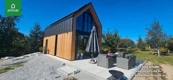 Immobilie in Gersthofen - Modulhaus PC 9 von Perfect Cube Innenfläche 69,6m² Neubauprojekt Fertighaus - Bild 0