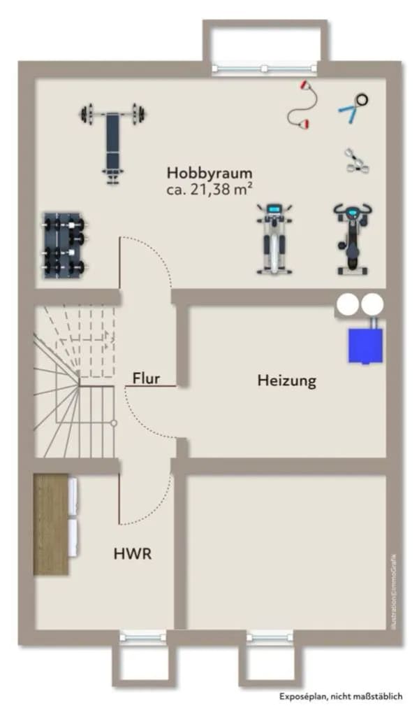 Immobilie in Zorneding - Top gepflegtes 5-Zimmer REIHENMITTELHAUS mit Einzelgarage - Bild 3