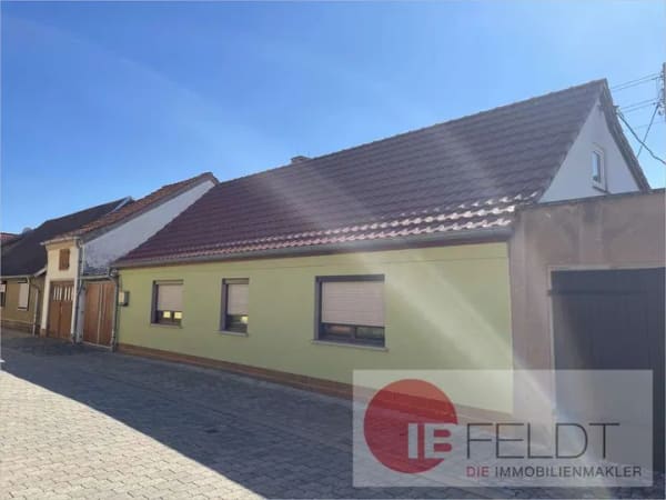 Immobilie in Elxleben - Einfamilienhaus mit Garage und Lagerfläche nahe Erfurt - Bild 1