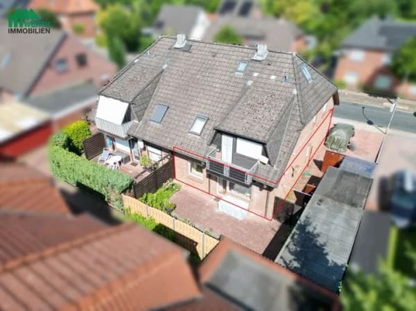 Immobilie in Harsefeld - Modernisiert & gepflegt – 3-Zimmer-Wohnung mit eigener Terrasse - Bild 0