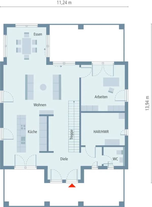 Immobilie in Eisenhüttenstadt - Haus in einer umwerfender Optik und mit viel Platz ! Preis mit großen Grundstück berechnet !  - Bild 3