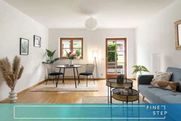 Immobilie in Schleching - *DIREKT VERLIEBT* Großzügige renovierte 2-Zimmer Wohnung in absolut ruhiger Wohngegend - Bild 0