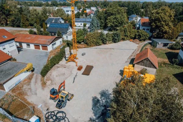 Immobilie in Hiltenfingen - Baubeginn erfolgt ! Reihenhaus Haus 6 KfW-40-QNG- Standard - Bild 0