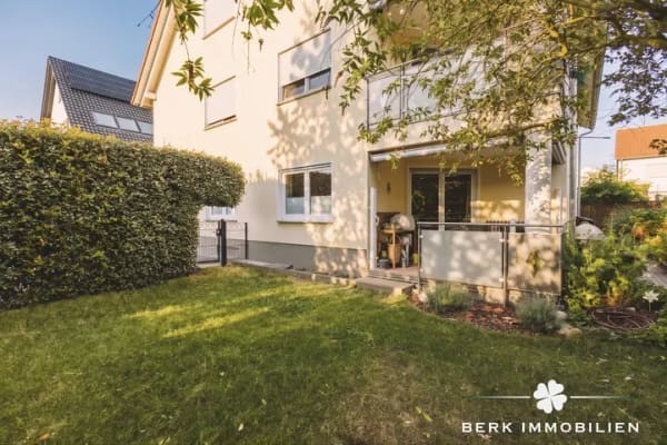 Immobilie in Kleinostheim - BERK Immobilien – Die attraktive Alternative zum Haus: Erdgeschosswohnung mit Garten in Kleinostheim - Bild 0