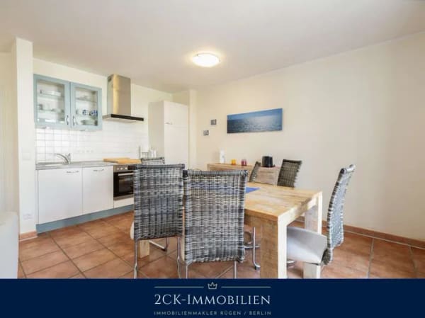 Immobilie in Binz - Drei Zimmer Maisonette mit Meerwert: 82m² in ruhiger, zentraler Binzer Lage, Terrasse, Stellplatz! - Bild 3