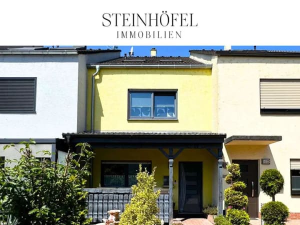 Immobilie in Osthofen - Charmantes Split-Level-Reihenhaus mit Traumgarten in ruhiger Lage von Osthofen - Bild 0