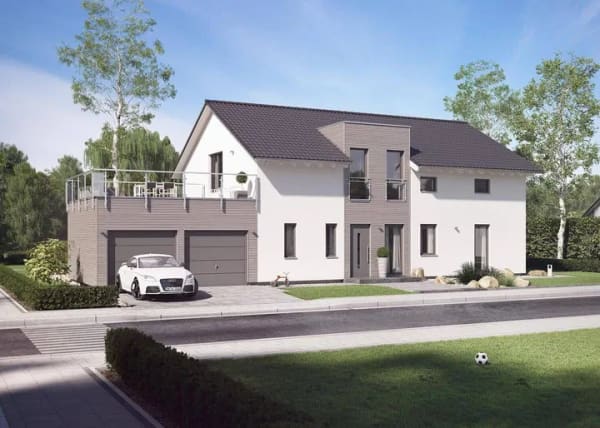 Immobilie in Sternenfels - Modernes Zweifamilienhaus mit 2 Wohneinheiten - bauen Sie mit massa haus - Bild 1