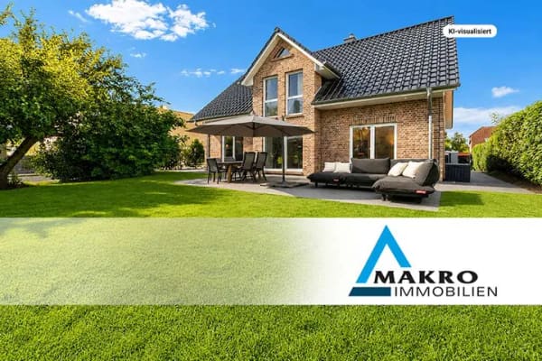 Immobilie in Seester - 3D VIRTUAL TOUR – Modernes Traumhaus mit Wasser- und Feldblick in Seester - Bild 0
