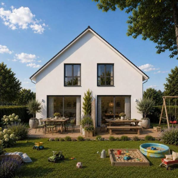 Immobilie in Sternenfels - Energieeffizientes Mehrgenerationen Doppelhaus FamilyStyle 26.03 S - Preis pro Haushälfte - Bild 0