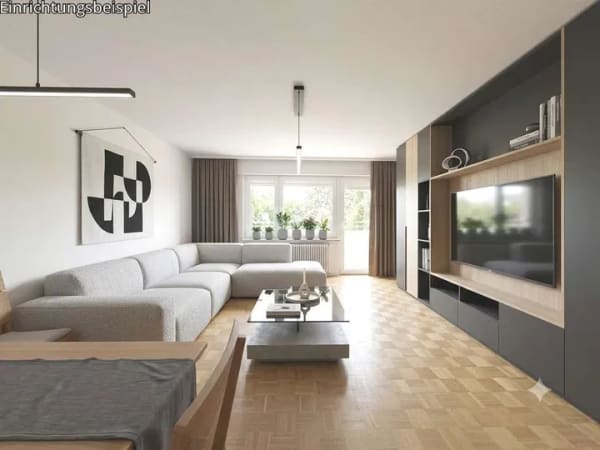 Immobilie in Freising - Attraktive 4-Zimmer-Erdgeschosswohnung mit eigenem Tiefgaragenstellplatz in Freising - Bild 1