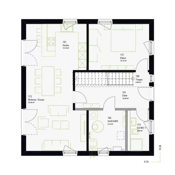 Immobilie in Gechingen - ❤️ Elegantes Einfamilienhaus mit großzügigem Raumgefühl - Bild 4