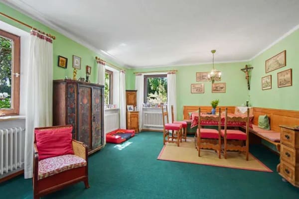 Immobilie in Kranzberg - Kranzberg: Großzügiges Landhaus, DHH, auf parkähnlichem Grundstück, Wohnen mit Charme und viel Platz - Bild 4