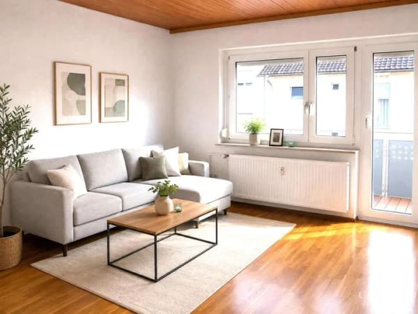 Immobilie in Heubach - Grundbuch ist besser als Sparbuch! Helle 3 Zimmer-Wohnung mit Balkon! - Bild 2