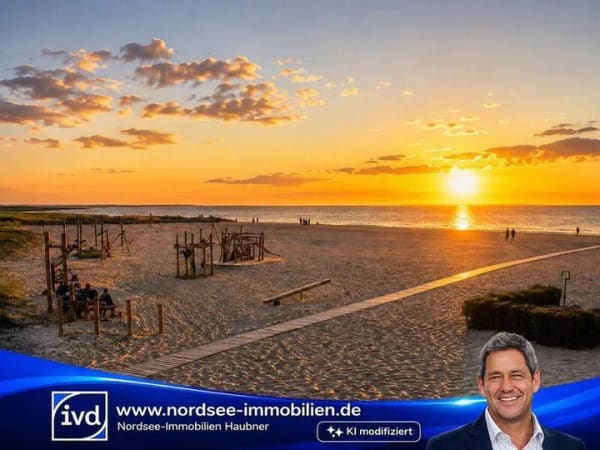 Immobilie in Dornum - Wohnung mit Inselblick € 84.900 zu verkaufen - Bild 0