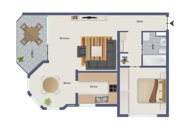 Immobilie in Bad Bellingen - Wohnung - Bild 2