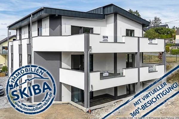 Immobilie in Kelberg - Erstbezug/Neubau: Moderne Dachgeschoss-Eigentumswohnung in erhöhter Ortsrandlage mit Aussicht - Bild 0