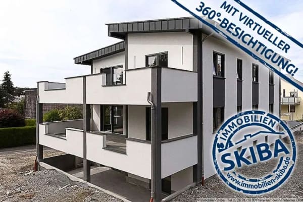Immobilie in Kelberg - Erstbezug: Moderne Neubau-Eigentumswohnung in erhöhter Ortsrandlage mit Aussicht über Kelberg - Bild 0