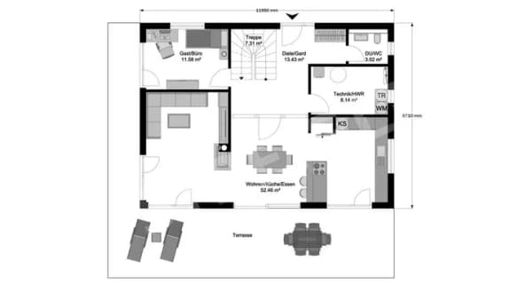 Immobilie in Bruck - Exklusive Stadtvilla am Ortstrand von Bruck  - Bild 3