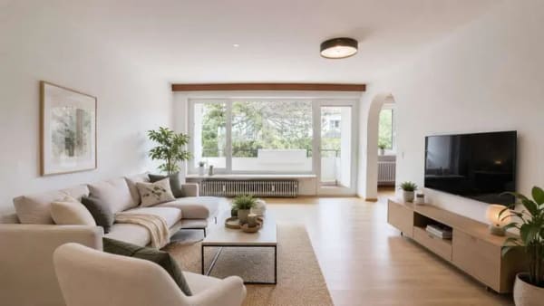 Immobilie in Vaterstetten - Ruhig gelegene 3-Zimmer-Wohnung mit Balkon und Garage - Bild 0