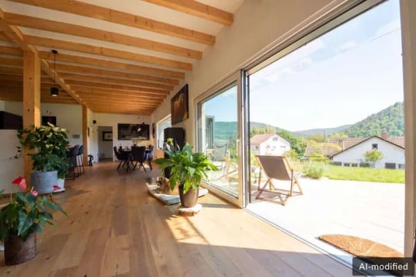 Immobilie in Amorbach - Luxus, Ruhe und Natur: Außergewöhnlicher Bungalow in einzigartiger Aussichtslage - Bild 0