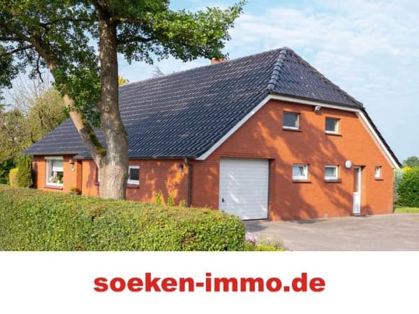 Immobilie in Uplengen - Gepflegtes, solides Fehnhaus ebenerdig bewohnbar, mit Ausbaureserve *RK2602* - Bild 0