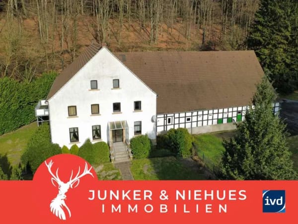 Immobilie in Steinhagen - Alleinlage - perfekt für Pferdehalter - Ehemaliger Hof mit großem Stall - Bild 0