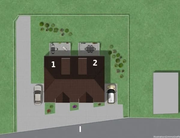 Immobilie in Vollerwiek - Ihr neues Zuhause direkt am Meer: Neubau-Doppelhaushälften unter Reet auf der Halbinsel Eiderstedt - Bild 4