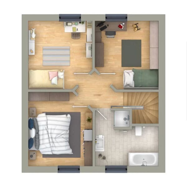 Immobilie in Bibra - Einfamilienhaus mit Grundstück monatliche Rate 1520 € - Bild 3