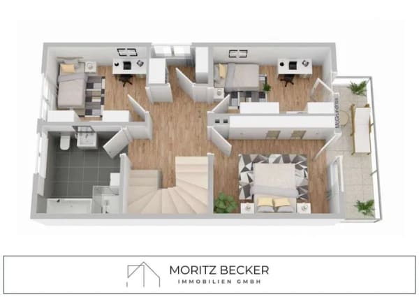 Immobilie in Diekholzen - Diekholzen: Reihenendhaus mit schönem Garten in Dorfrandlage! - Bild 4
