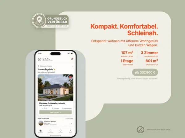 Immobilie in Fleckeby - Kompakt. Komfortabel. Schleinah. - Bild 0