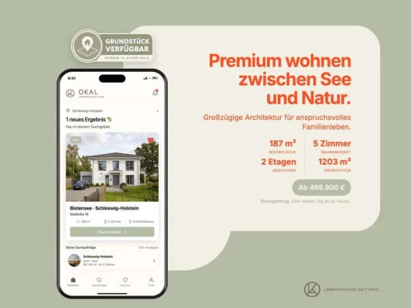 Immobilie in Ahlefeld-Bistensee - Premium wohnen zwischen See und Natur. - Bild 1