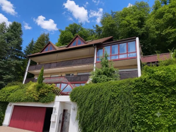 Immobilie in Weilbach - +++ Panoramablick und Wellnessoase am Waldrand – Ihr neues Zuhause der Extraklasse +++ - Bild 2