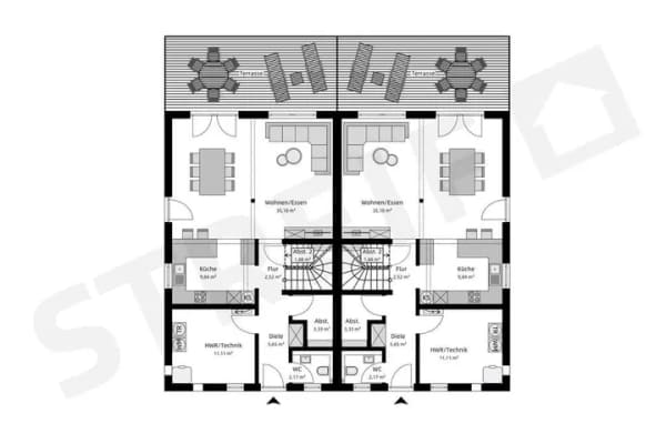 Immobilie in Gammelsdorf - Modernes Doppelhaus in Gammelsdorf - Projektiert nach Ihren Wünschen - Bild 0