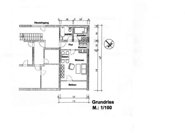 Immobilie in Willingen (Upland) - Viaduktblick in Willingen-Stryck: 2-Zimmer-Ferienwohnung mit Balkon, Stellplatz  - Bild 2