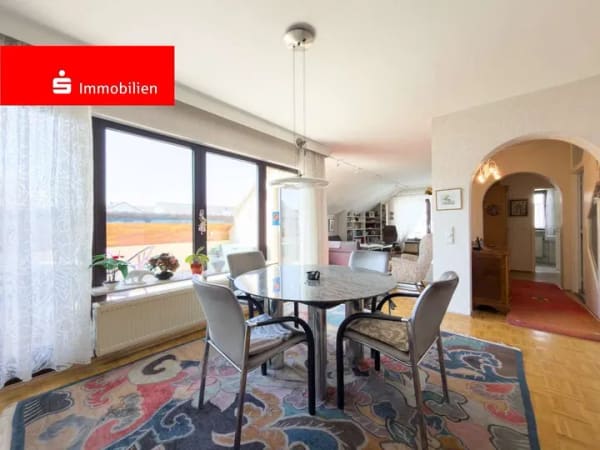 Immobilie in Seligenstadt - Gepflegte 4-Zimmer-Dachgeschosswohnung in ruhiger Feldrandlage von Seligenstadt - Bild 0