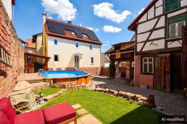 Immobilie in Collenberg - Modernisiertes Wohnhaus mit Pool, idyllischem Innenhof und vielseitigem Nebengebäude - Bild 0