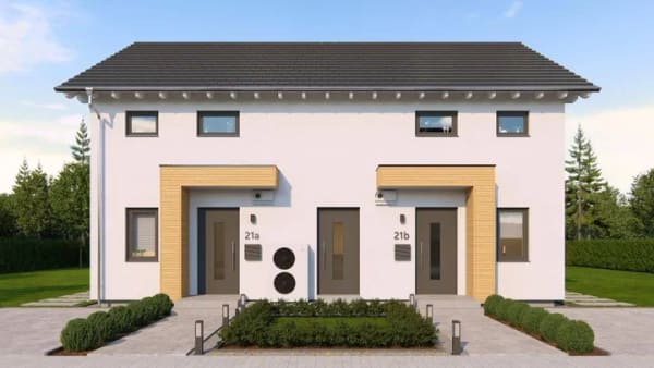 Immobilie in Schlangen - BAUEN FÜR DIE HÄLFTE? Exklusives Grundstück für Ihr Zweifamilienhaus in Schlangen - Bild 1